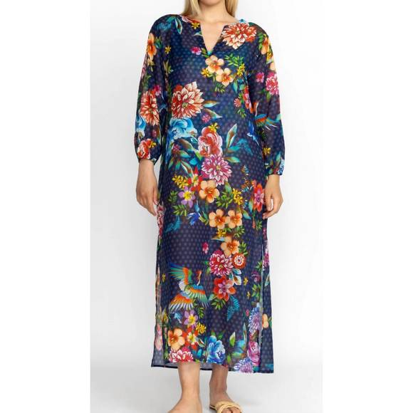 Johnny Was | Dresses | New Johnny Was Ocean Dreamer Maxi Cover Up In Multi  | Poshmark